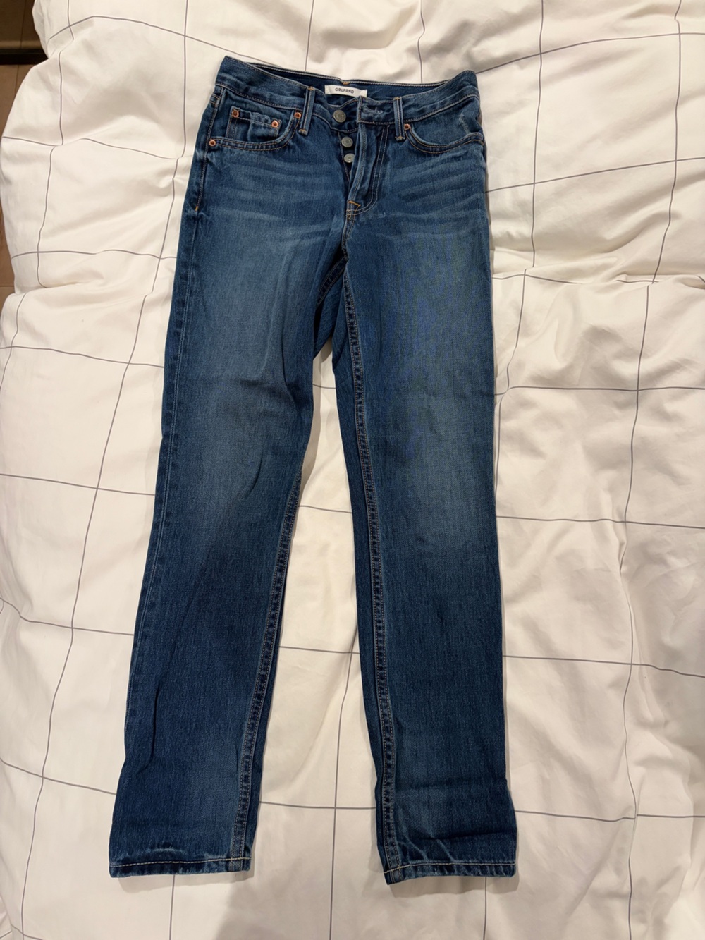 NWOT GRLFRND Blue Karolina Jeans